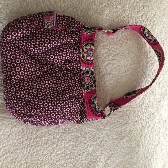 🎉SALE!!🎉 Vera Bradley Pink and Brown Satchel Handbag - Picture 9 of 10